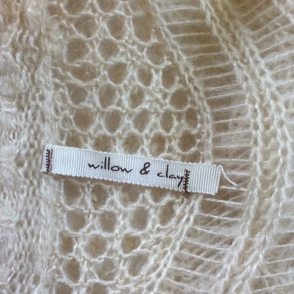 Willow & Clay Cream Open Knit Cardigan - Picture 5 of 5